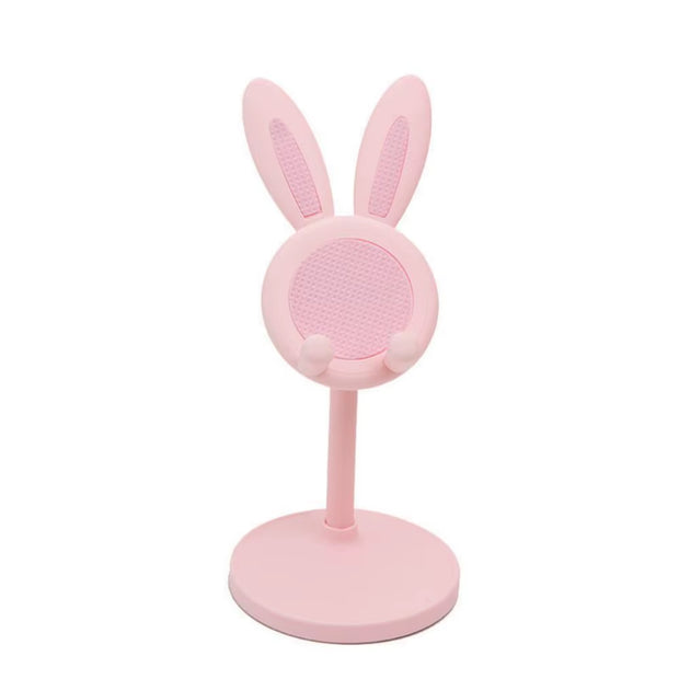 Rabbit Shape Mobile Phone Holder Stand Desktop Metal Desktop Lazy Selfie Live Support Shelf for Phone Pad Tablet Laptop Stand