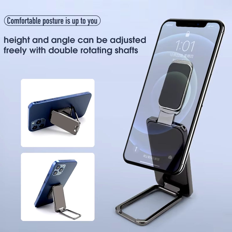 Foldable Mobile Phone Holder Ring Buckle Retractable Desktop Cell Phone Stands Car Magnetic Mobile Support Phone Accessories