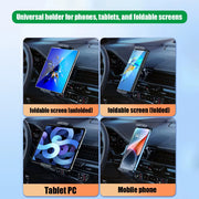 4.7-13 Inch Car Phone Clip Holder for Air Vent Handsfree Stand for Z Fold Phone Pad Auto Mount Support Car Accessories GPS Stand