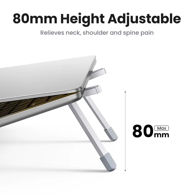 Laptop Stand for Macbook Pro Foldable Aluminum Vertical Notebook Stand Laptop Support Macbook Air Pro Tablet Phone Stand